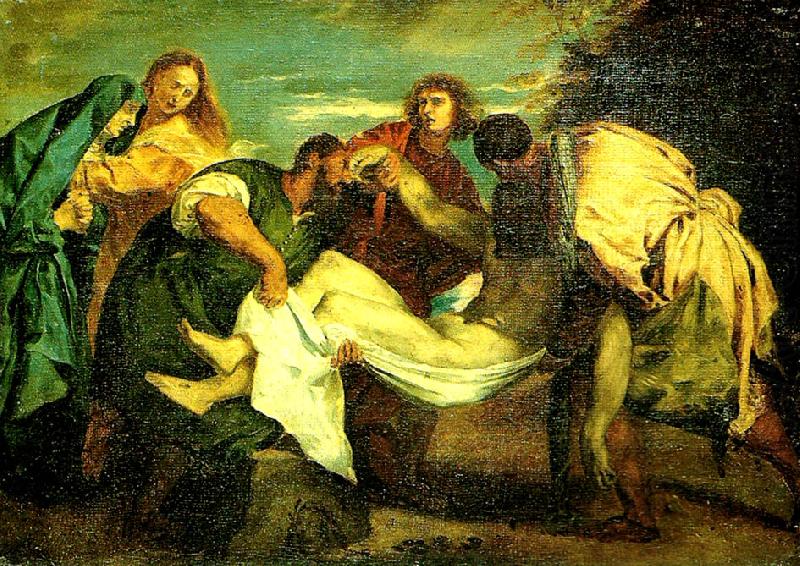 la mise au tombeau, Eugene Delacroix